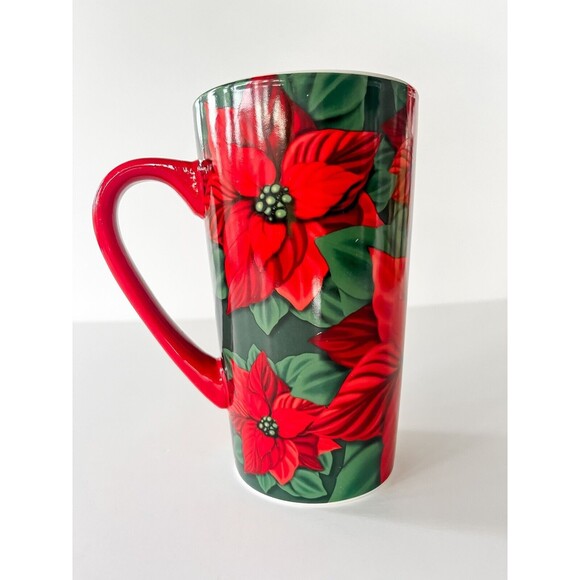 2020 Starbucks Poinsettia Christmas Mug 16 oz - Picture 5 of 6